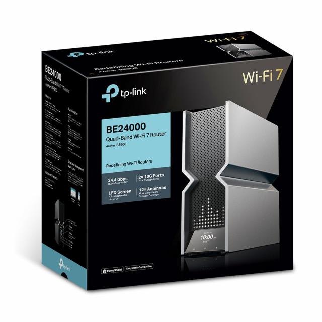 Безжичен рутер TP-Link Archer BE900 Quad-Band Wi-Fi 7 