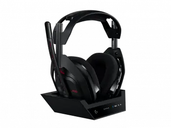 Logitech Astro A50 Lightspeed wireless headphones with dock, black