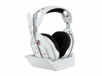 Logitech Astro A50 Lightspeed wireless headphones with dock, White