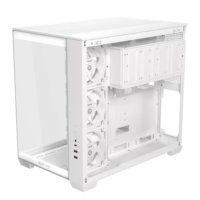 Case ASUS A32 PLUS Tempered Glass + 4 ARGB Fans - White 