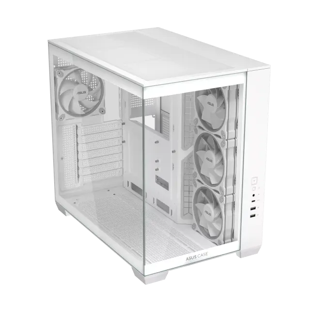 Case ASUS A32 PLUS Tempered Glass + 4 ARGB Fans - White 