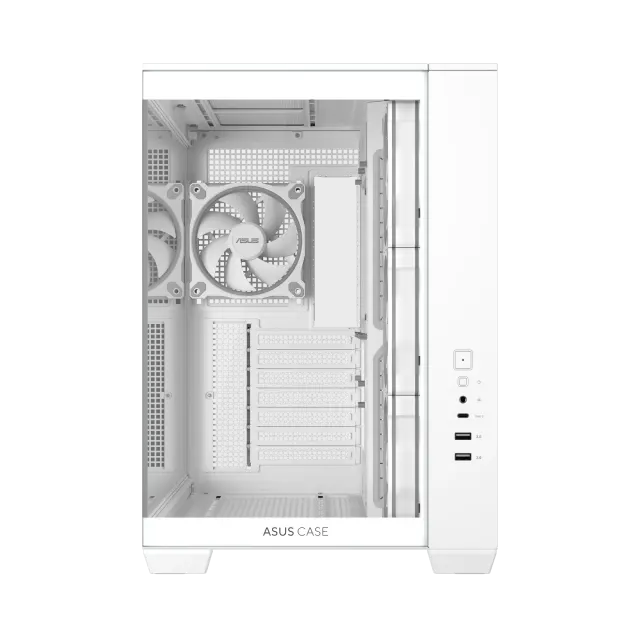 Case ASUS A32 PLUS Tempered Glass + 4 ARGB Fans - White 