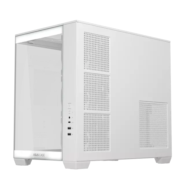 Case ASUS A32 PLUS Tempered Glass + 4 ARGB Fans - White 