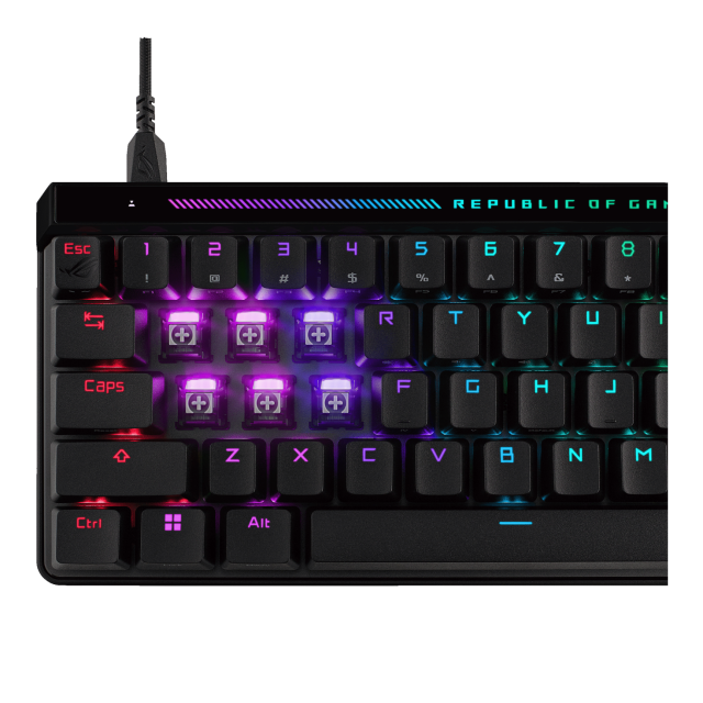 Gaming Mechanical Keyboard ASUS ROG Falchion Ace HFX - ROG HFX Magnetic Switch 