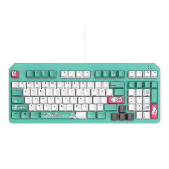 Gaming Keyboard ASUS TUF Gaming K3 Gen II Hatsune Miku Edition - Optical Mechanical Switch 