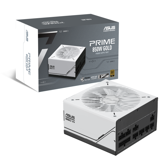 Power Supply ASUS PRIME 850W, 80+ Gold PCIe 5.1, Fully Modular 