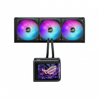 CPU AIO Liquid Cooler ASUS ROG Ryuo IV SLC 360 ARGB 6.67" Curved AMOLED Display