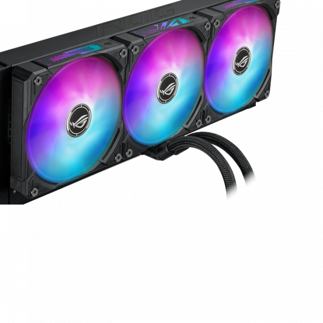 CPU AIO Liquid Cooler ASUS ROG Ryuo IV SLC 360 ARGB 6.67" Curved AMOLED Display 