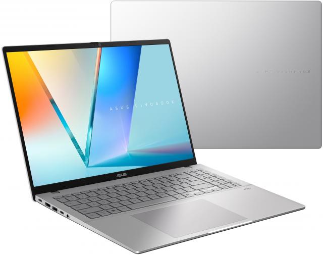 Notebook ASUS Vivobook S16 S3607CA-RP037NA - 16" IPS Full HD+, Intel Core Ultra 7 255H, 16GB DDR5, 1TB SSD - Cool Silver 