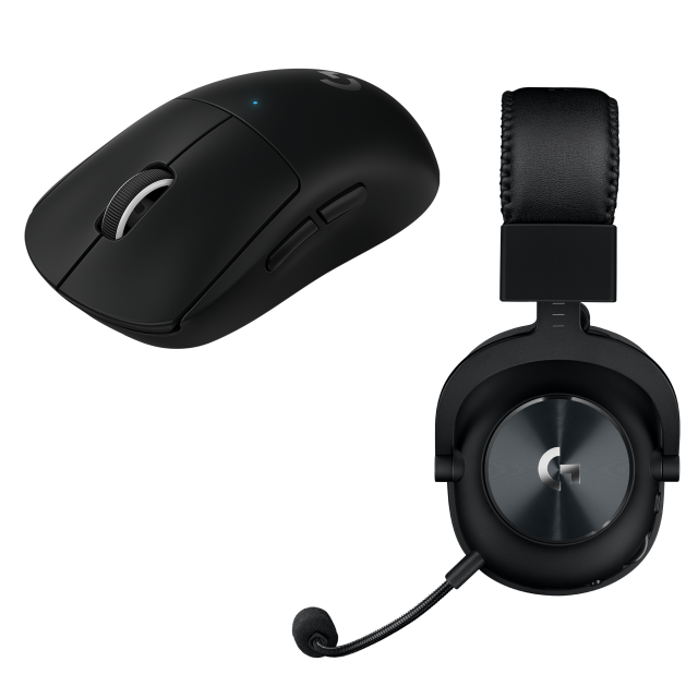 Бъндъл Геймърска мишка Logitech G Pro X Superlight и Слушалки Logitech G Pro 