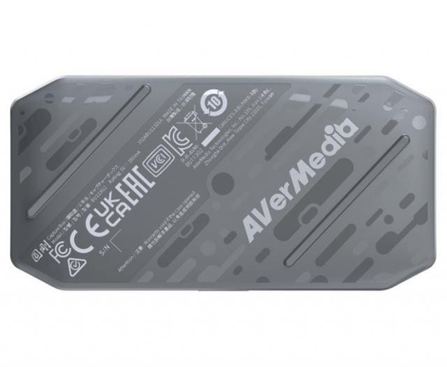 AVerMedia External Capture Live Streamer CAP 4K (BU113) HDMI 2.0 Capture 4Kp30, USB 3.1 Gen 1 USB-C 