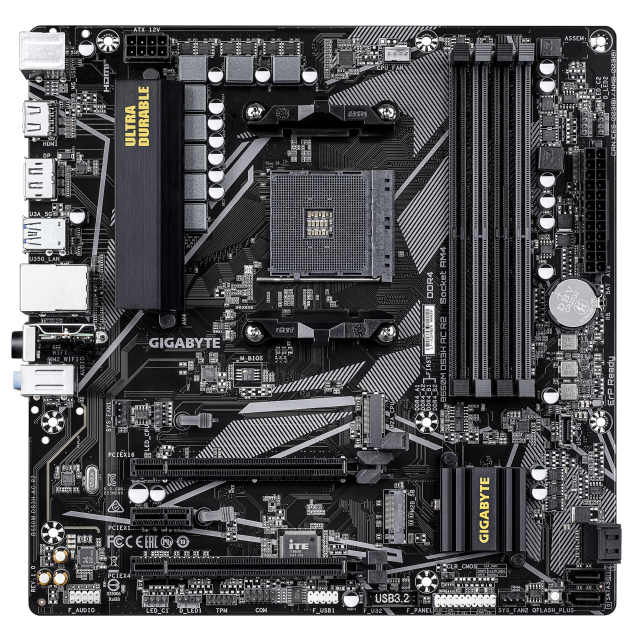 Motherboard GIGABYTE B550M DS3H AC R2 Socket AM4 