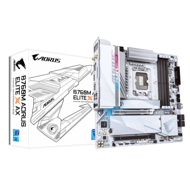 Дънна платка GIGABYTE B760M AORUS ELITE X AX 