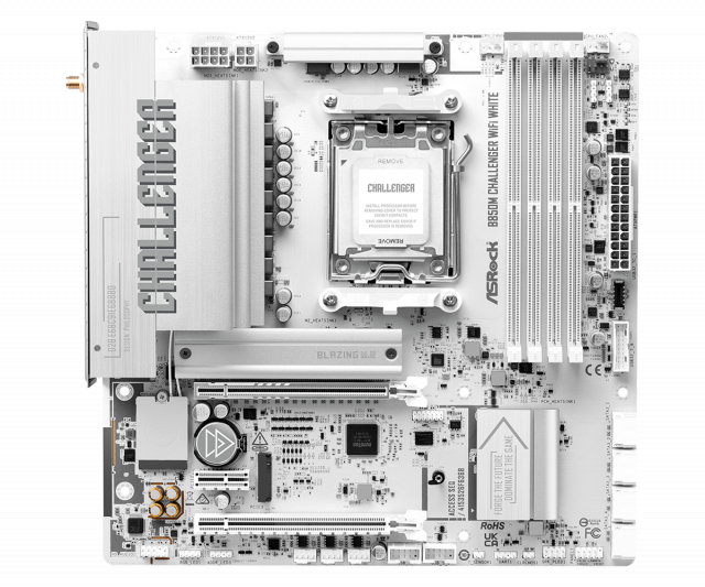 Motherboard ASRock B850M CHALLENGER WIFI WHITE socket AM5 