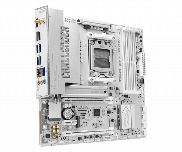 Motherboard ASRock B850M CHALLENGER WIFI WHITE socket AM5 