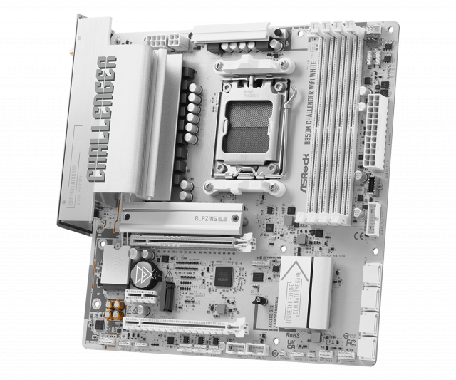 Motherboard ASRock B850M CHALLENGER WIFI WHITE socket AM5 