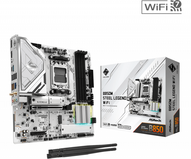 Motherboard ASRock B850M STEEL LEGEND WIFI socket AM5 