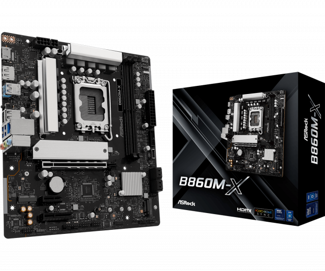 Motherboard ASRock B860M-X, LGA 1851 