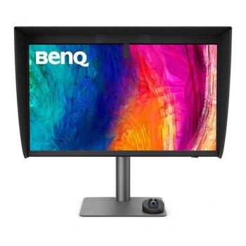 Monitor BenQ PD2770U, professional 27" IPS, 4K, 3840x2160, 100% Rec.709, 99% Adobe RGB, 99% P3, USB hub, adjustable stand, pivot
