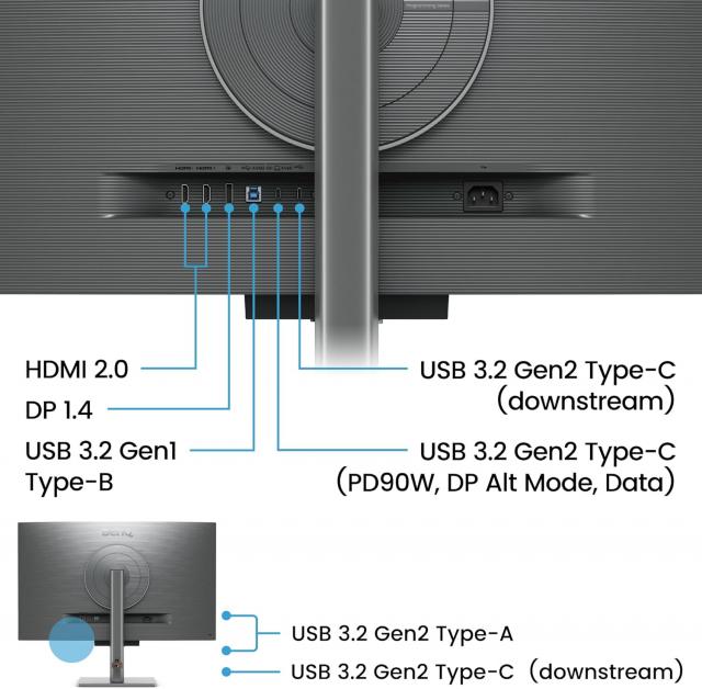 Монитор за програмиране BenQ RD320U, 31.5" 