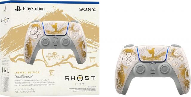 Wireless Gamepad Sony DualSense - Ghost of Yotei Gold Limited Edition 