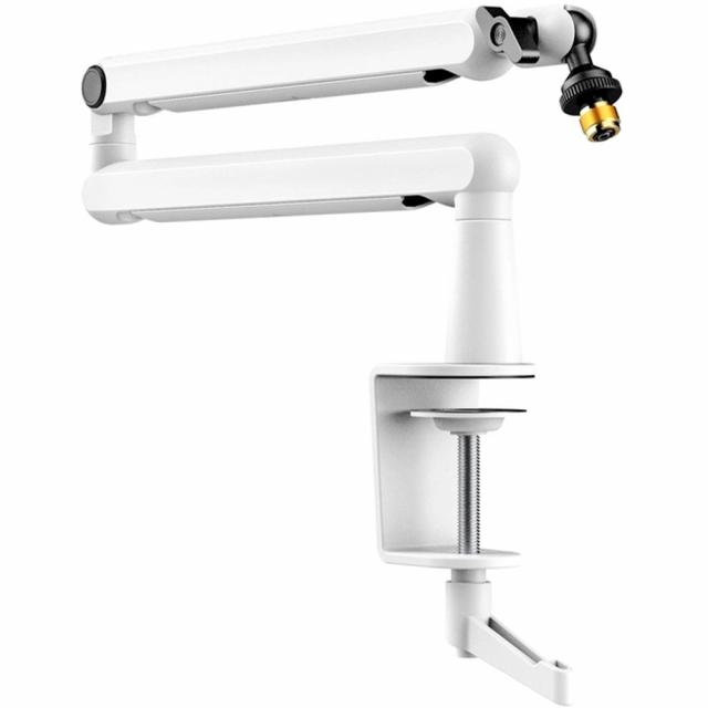 FIFINE BM88 White Steady Full Metal High End Boom Arm Stand 