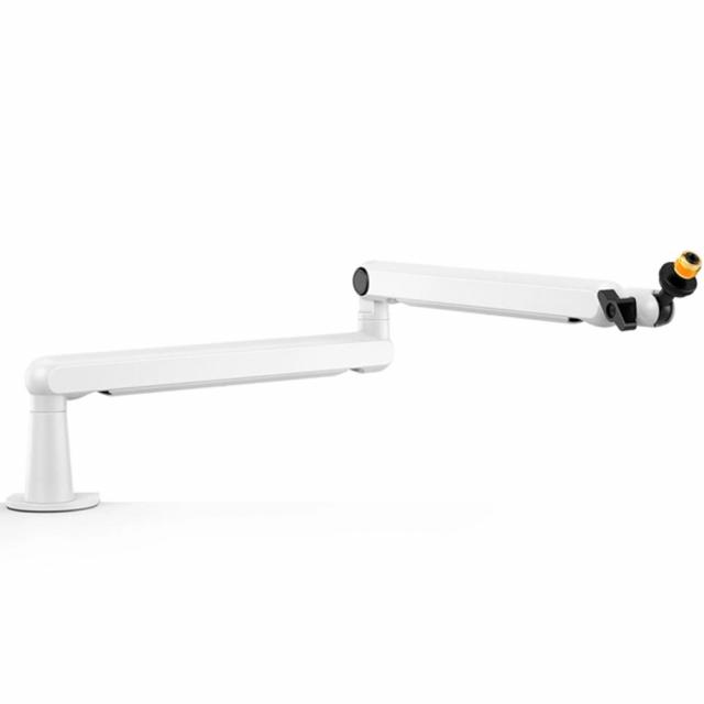 FIFINE BM88 White Steady Full Metal High End Boom Arm Stand 