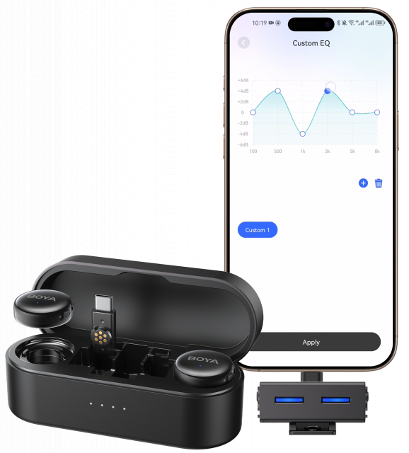 AI-Powered Button-Sized Wireless Microphone BOYALINK 3-01 