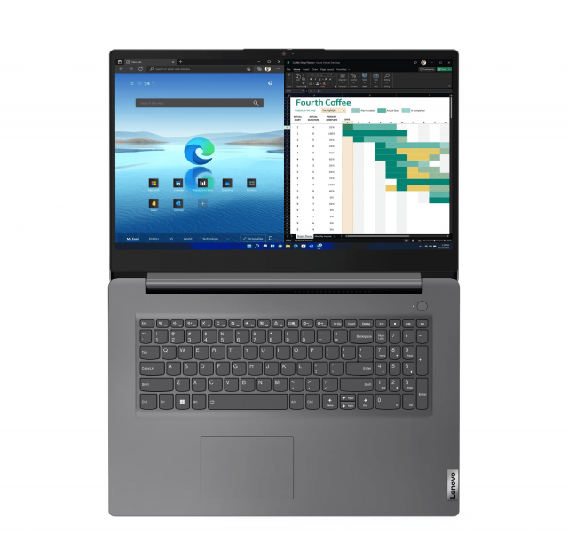 Laptop Lenovo V17 G4 IRU - 17.3" FHD Intel Core i5-13420H, 16GB(8GB on board) DDR4, 512GB SSD M.2 