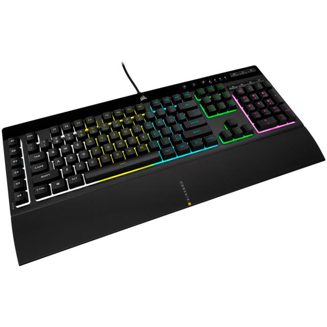 Corsair K55 RGB Pro gaming membrane keyboard, USB 