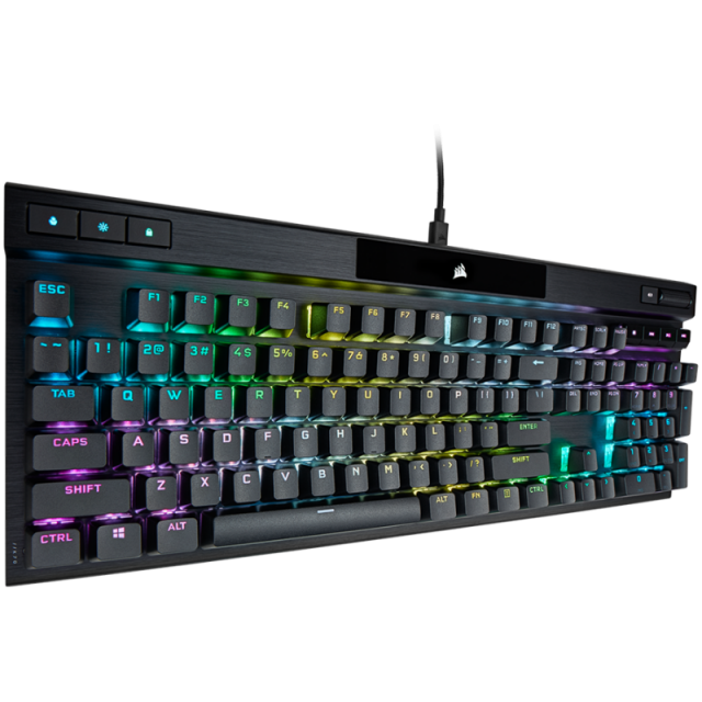 Corsair K70 PRO RGB mechanical gaming keyboard, Corsair OPX optical-mechanical switch 