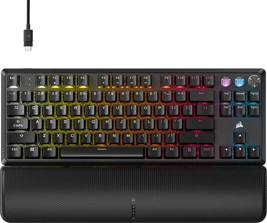 Corsair K70 PRO TKL RGB Mechanical Gaming Keyboard, MGX Hyperdrive Magnetic Switches 