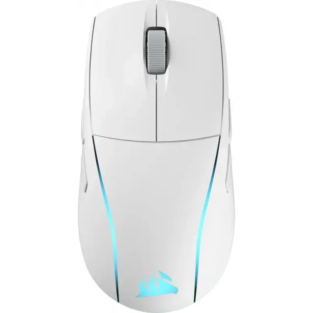 Corsair M75 White Wireless Lightweight RGB Gaming Mouse 