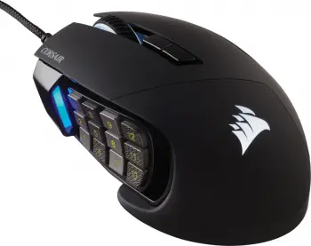 Corsair Scimitar Elite RGB optical gaming mouse, PMW3391 USB
