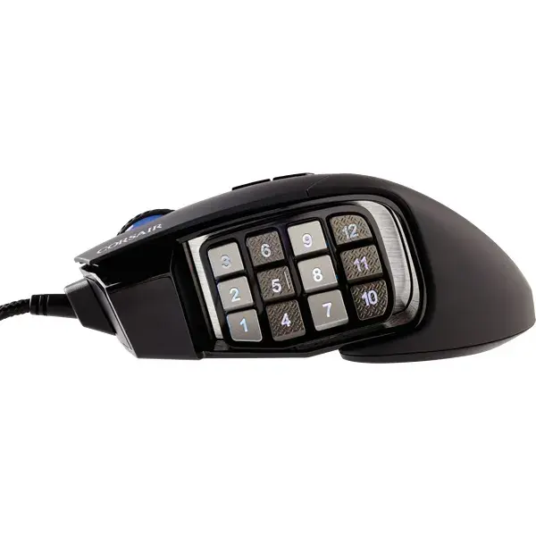 Corsair Scimitar Elite RGB optical gaming mouse, PMW3391 USB 