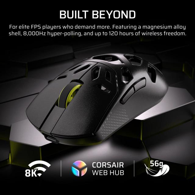 Gaming Wireless mouse Corsair Sabre v2 Pro Magnesium Alloy - Black 