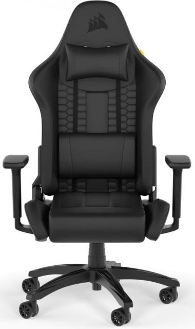 Gaming Chair Corsair TC100 RELAXED - Leatherette Black/Black 