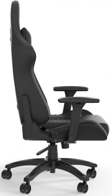 Gaming Chair Corsair TC100 RELAXED - Leatherette Black/Black 