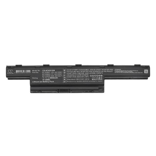 Батерия  за лаптоп CAMERON SINO, Acer Aspire AS10D31 5733 5741 5742 5742G 5750G E1-571, TravelMate 5740 5742, 11.1V, 8800mAh 