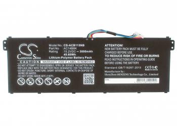 Laptop Battery for  ACER Aspire 5 A514-52G-59ZN, Aspire 7 A717-71G-51MF, AC14A8K LiPo 15.2V 3000 mAh CAMERON SINO