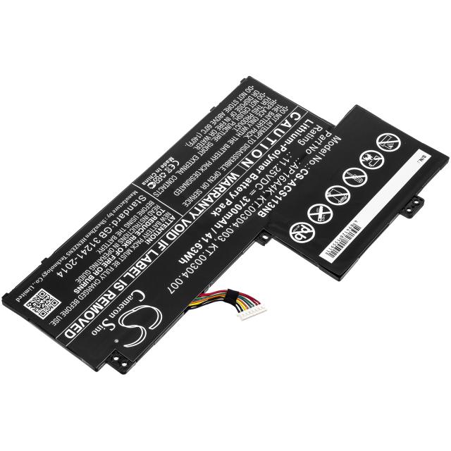 Laptop Battery for ACER Aspire One Cloudbook 11 AO1-132, SWIFT 1 SF113-31-P2JX, AP16A4K LiPo 11.25V 3700mAh  CAMERON SINO 