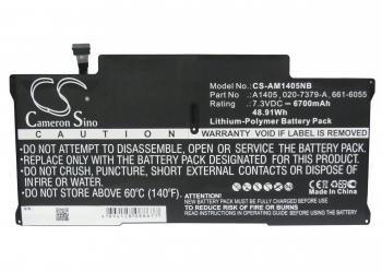 Laptop Battery for  Apple MacBook Air 13" A1466 2012  LiPo 7,3V 6700mAh CAMERON SINO