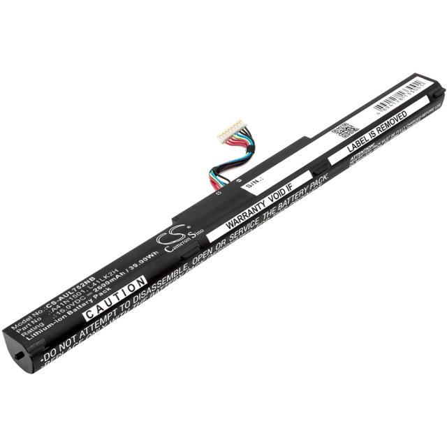 Батерия за лаптоп  ASUS GL752JW, VivoBook Pro N552VW-FI035T, VivoBook Pro N752VX-GC084T, A41N1501 LiIon 15V 2600mAh CAMERON SINO 