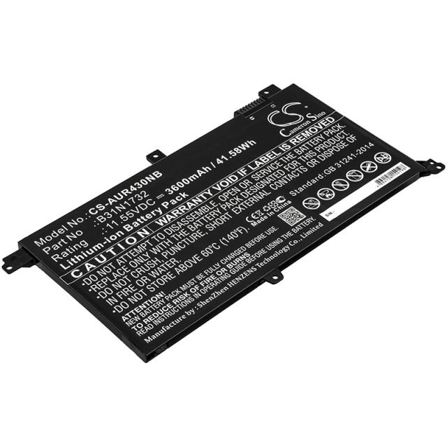 Батерия за лаптоп ASUS  K430FA VivoBook S14 S430FAEB102T  B31N1732 LiIon 11.55V 3600mAh CAMERON SINO 