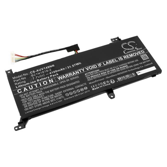 Laptop Battery  Asus B21N1818-2, 0B200-03450400, Li-Polymer 7.7V 4100mAhh CAMERON SINO 