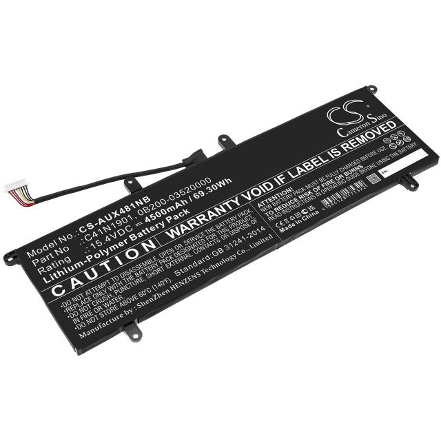 Батерия за лаптоп  ASUS ZenBook 14 UX481F, ZenBook Duo UX481FA, C41N1901 LiPo 15.4V  4500 mAh CAMERON SINO 