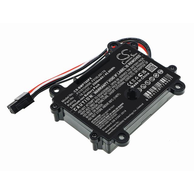 Camera Battery for Lawn Mower  BOSCH 06008B0003, INDEGO 350.400, F016104898 LiIon 18V 2500mAh Cameron Sino 