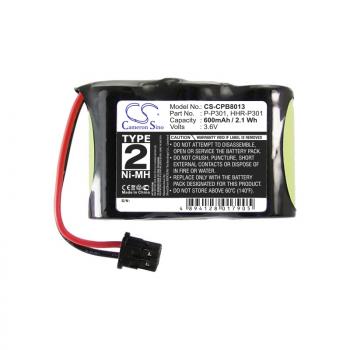 Battery for cordless phone 3* 1/2АА 3.6V NiMH 600mAh T279  KX-A36A Cameron Sino