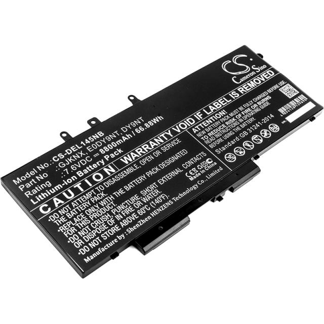 Laptop Battery for DELL Latitude 14 5490, Latitude 15 5590, Precision 3520  LiIon 7.6V 8800mAh CAMERON SINO 