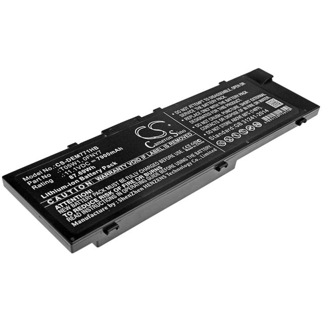 Батерия  за лаптоп DELL Precision 15 7000, Precision 7510, 7520  0FNY7 LiIon 11.1V 7900mAh CAMERON SINO 